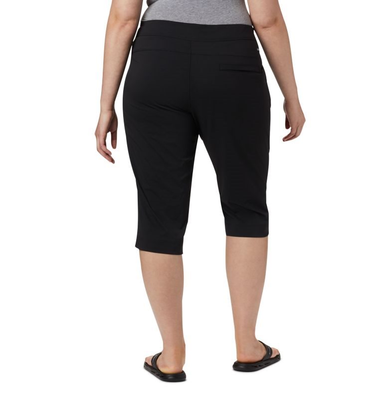 Pantaloni Sport Columbia Anytime Outdoor Capris Dama Negrii | Plus Size DUA1M07ZS